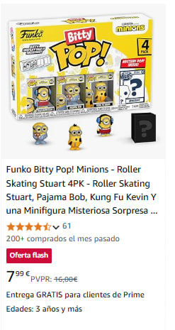 Recopilacion Funko Bitty POP! desde solo 6,49€