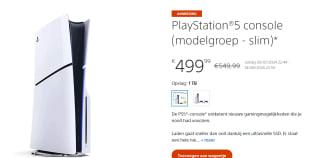 PlayStation 5 - Disc Edition - Slim voor €499 in de Playstation Store