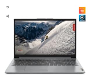 Portatil Lenovo IdeaPad 1 15AMN7 AMD Ryzen 5 7520U/16GB/512GB SSD/15.6" por 399€