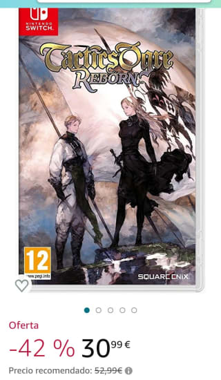 Tactics Ogre Reborn Nintendo Switch por 30,99€.