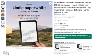 Nuevo Kindle Paperwhite Signature Edition (32 GB) por 164,46€