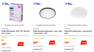 Tot 40% korting op Philips LED verlichting bij Bol