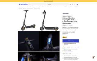 Segway Ninebot KickScooter MAX G2 por 621,49€