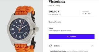 Reloj Victorinox I.N.O.X por 209€
