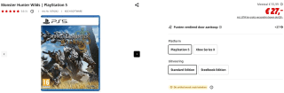 Monster Hunter Wilds voor €27 bij de Mediamarkt