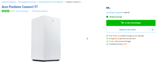 ACER Predator Connect T7 Wi-Fi 7 Mesh Gaming-router voor €99 bij Coolblue