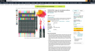 36 unidades Rotuladores acrílicos YAOBLUESEA resistentes al agua por solo 7,46€