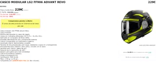 Casco de Moto modular LS2 FF906 Advant Revo por 229€
