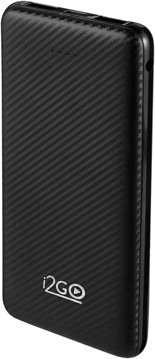 Carregador Portátil da I2GO com carga de 10000mAh - R$ 89,90