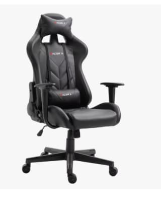 Silla Gaming Racer X ergonómica con reposacabezas y soporte lumbar por 59.98€