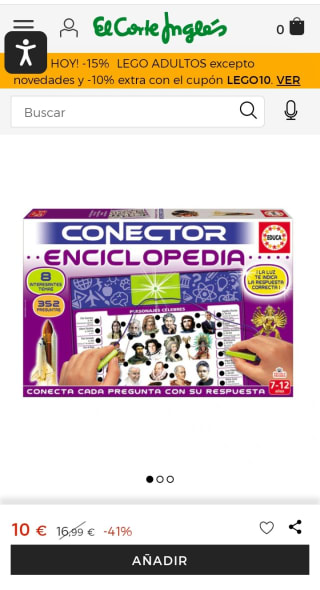 Educa Borras Conector Enciclopedia por 10€.