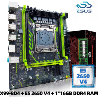 ZSUS-Conjunto de placa base X99-8D4 por 48,85€