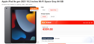 Apple iPad (2021) - 10.2 inch - WiFi - 64GB - Grijs voor €339 bij Ochama