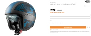 Casco jet Premier vintage DX 12 por 99€