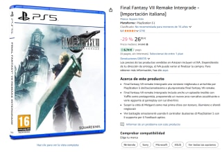 Videojuego Final Fantasy VII Remake Intergrade PS5 por 26,95€