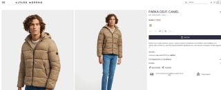 Chaqueta DELFI CAMEL Hombre a solo 17,95€