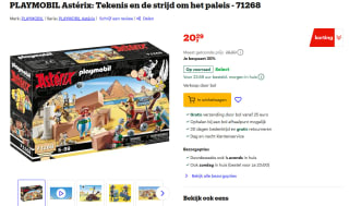 PLAYMOBIL Astérix: Tekenis en de strijd om het paleis - 71268 voor €20,29 bij Bol.