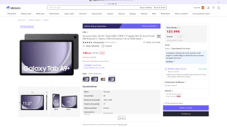 Samsung Galaxy Tab A9+ Tablet por 127,99€