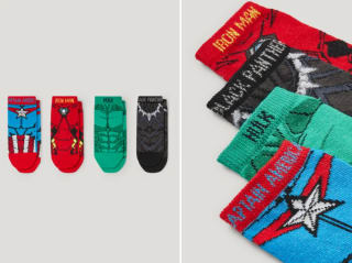 Marvel sneakersokken 5 paar voor €3,99 en 4 paar voor €2,99