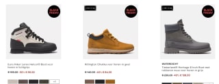 Tot 50% korting op verschillende schoenen bij Timberland