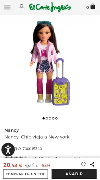 Nancy, Chic viaja a New york por 20,48€.