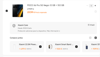 Xiaomi POCO X6 Pro 5G de 12GB/512GB por 237,99€
