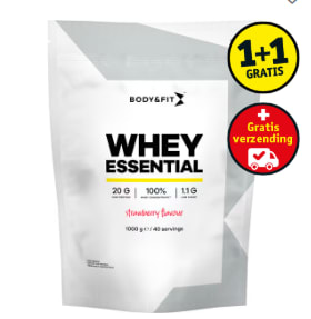 1+1 gratis op diverse Body&Fit producten