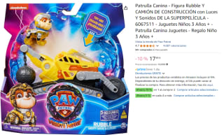2 Unidades de Vehículo Rubble Mighty Movie Patrulla Canina Spin Master por 23.39€