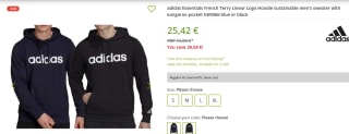 ADIDAS Essentials Linear Logo Hoodie voor €25,42 bij Outlet46
