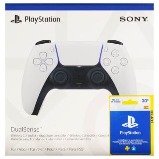 Playstation PSN Card 20€ + Dualsense PS5 Wireless Controller por 67,99€