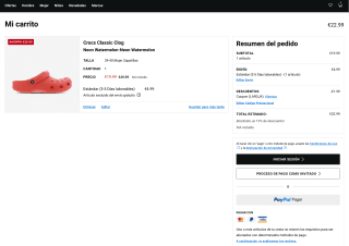 CROCS Classic Watermelon-Neon a tan solo 18€