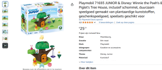 Playmobil Junior Winnie de Poeh Boomhut (71693) bij Amazon