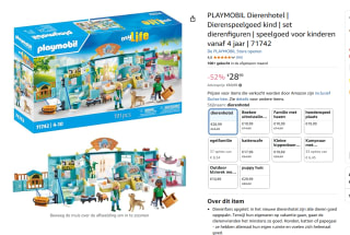 Playmobil Dierenhotel (71742) voor €28,99 bij Amazon