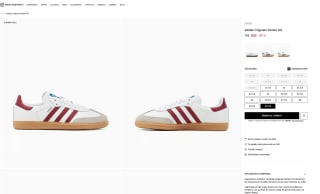Zapatillas Adidas Samba OG Burdeos blancos Hombre por 72€