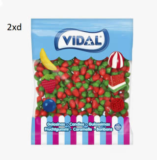 2kg de Gominolas de Vidal Mini Fresas Silvestres por sólo 6,80€