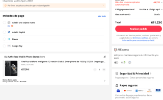 OnePlus 12 16GB 512GB Snapdragon 8 Gen 3 120Hz Global por solo 611,23€
