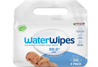 WaterWipes Toallitas Originales biodegradables para bebés recién nacidos 240 unidades
