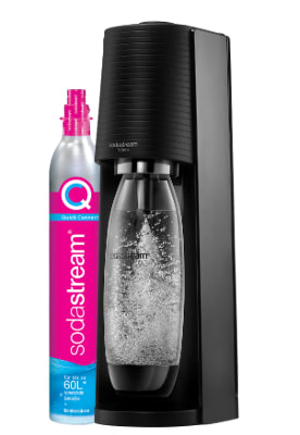 SodaStream TERRA Zwart + 2 Quick Connect Koolzuurcilinders voor €34,99 bij Coolblue