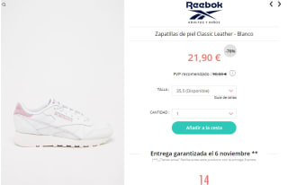 Zapatillas Reebok desde solo 8,50€ ofertas muy buenas