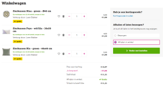 2+1 gratis op alle sier-, zit, matras- en woonkussens bij Leen Bakker