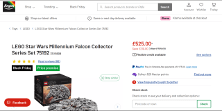 LEGO Star Wars Millennium Falcon (75192) - £525