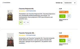 2 + 1 gratis op Fleurella Potgrond of Tuinaarde bij de Gamma