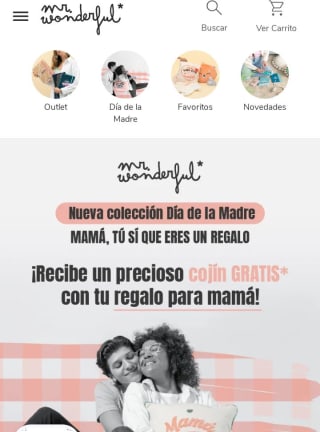 Regalo de cojín con la compra en Mr Wonderful