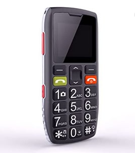 Teléfonos móviles para Mayores con Teclas Grandes Artfone C1 Senior a solo 28,04€
