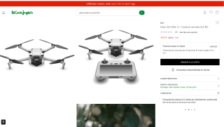 DJI Mini 3 + Control remoto DJI RC por solo 439€