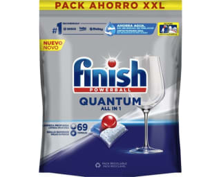 Finish Quantum Pastillas para lavavajillas Regular 69 pastillas, por solo 6,19€