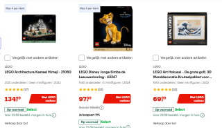 Gratis LEGO Iconic Narcissen bij aankoop van geselecteerde Lego sets bij Bol