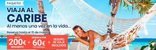 Hasta 200€ Descuento paquetes viaje al caribe con Logitravel