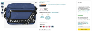 Bolsa Cruzada Nautica por $326 | Descuento Amazon