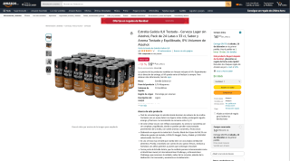 Cerveza sin Alcohol Estrella Galicia 24 Latas por 16,92€